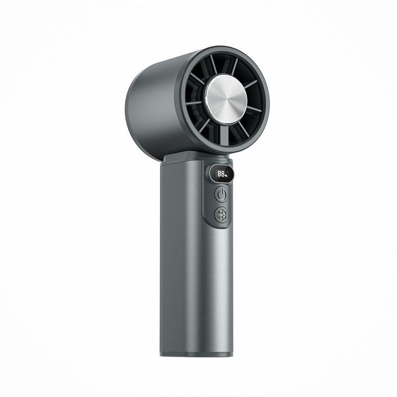 Portable USB-Powered Aluminum Handheld Fan – High-Speed, 100 Speeds, Outdoor Cooling 58x53x151mm