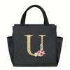 Insulated Bento Lunch Box Thermal Bag Large Capacity Food Storage Bags Container for Women Cooler Travel Picnic Handbags