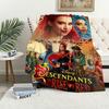 Film The Rise of R-Red Blanket Plush Nap D-Descendants Sofa Rug for Living Room  Office Bedroom Birthday Home Travel Kid Gifts