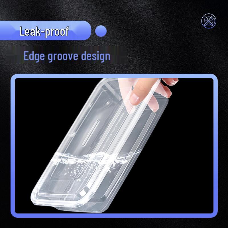 Weibo 1500ml Disposable Microwavable Rectangular Food Containers