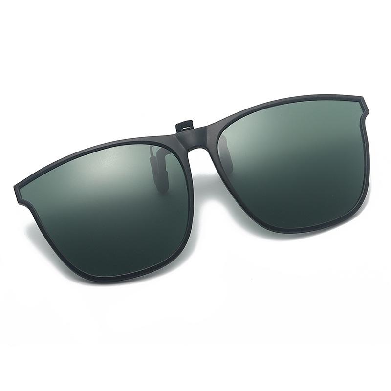 

Неполяризованные солнцезащитные очки Clip-on для мужчин, фотохромные поляризованные солнцезащитные очки, антибликовые очки, меняющие цвет, очки ночного видения зелёный