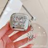 Japan and Korea ins silver three-dimensional glitter butterfly suitable for AirPods 1 generation protective case 1/1 generation pro1 earphone case 