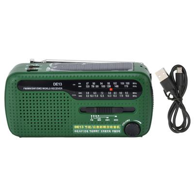 רדיו FM רגישות גבוהה MW SW איכות צליל טובה פונקציית שעון מעורר רדיו קטן נטען לבית