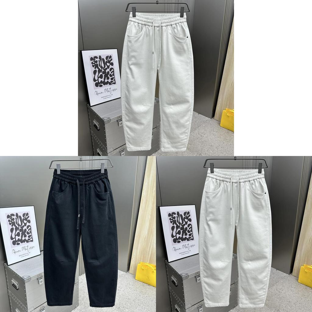Denim Casual Pants For Men With Micro Elastane Breathable Fabric For Daily Wear