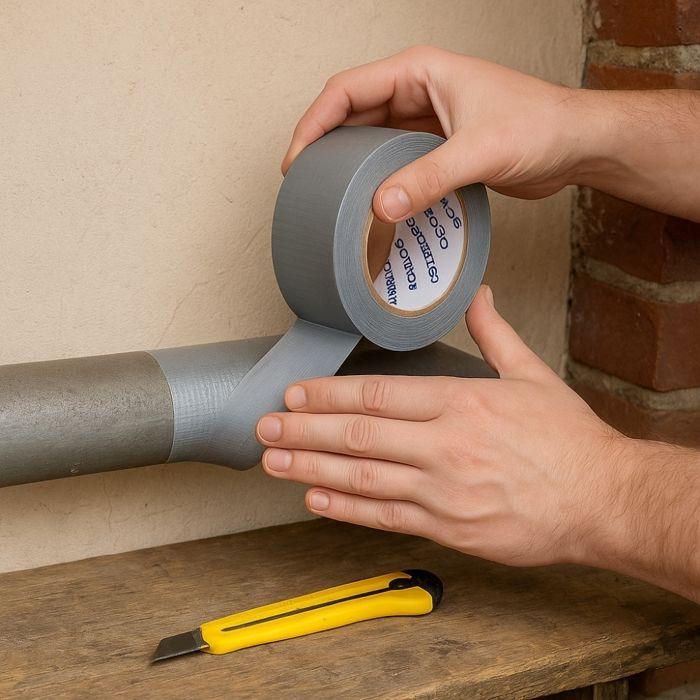 American Cloth Tape - BOXBRICO - 50 Mm X 50 M - Resistant - Multi-purpose - Grey
