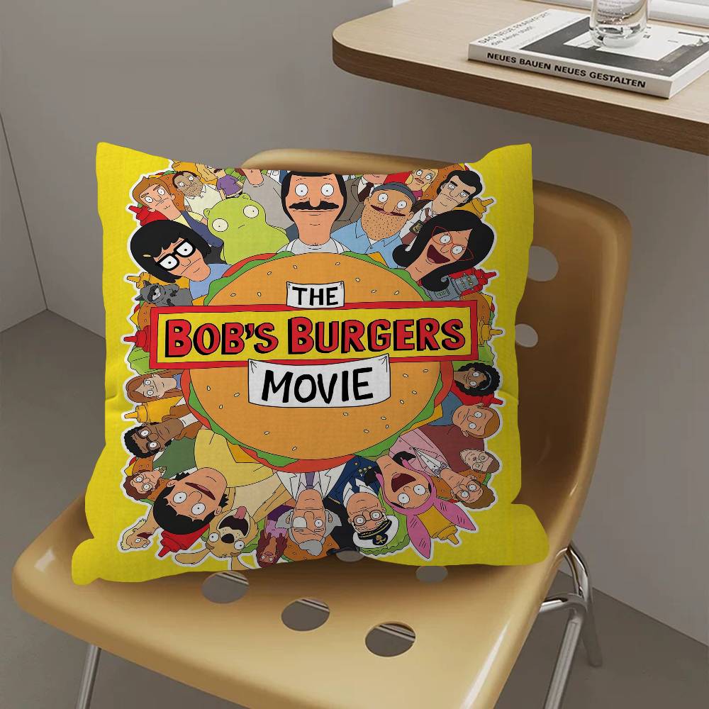 Cartoon B-Bobs B-Burgers Pillow Gifts Home Office Furnishings Bedroom Sofa Car Cushion Cover case 45x45cm