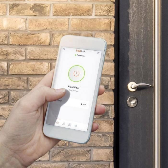 Pack comprenant le cylindre connecté bold et sa passerelle internet bold connect. pour cylindre avec dimension intérieure de 35 mm