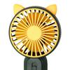 Handheld Fan Rechargeable Portable Portable Fan for Outdoor Hiking Commuting Green