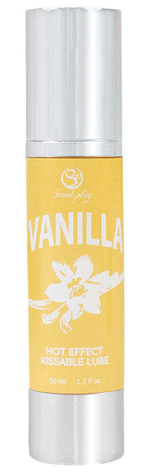 Lubrifiant Effet Chaud Touch & Kiss Vanille 50ml - Secret Play - Lubrifiants à Effets