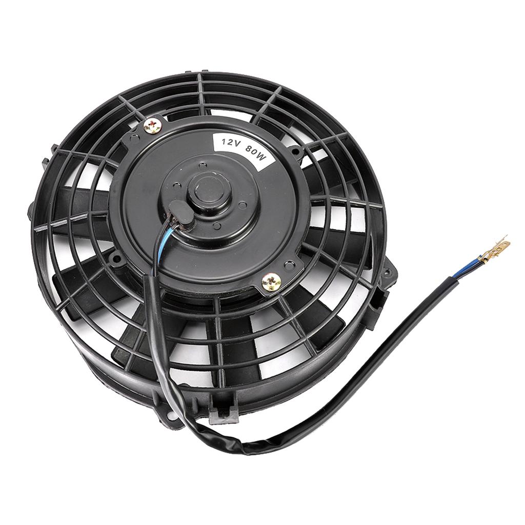 7in Slim Electric Radiator Cooling Fan Thermo 12V Universal with Mounting Kit