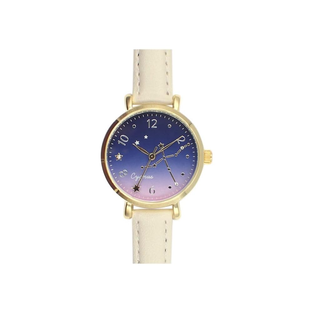 Follow Fragola Zodiac Gradient Watch H02021S-1 Ivory Color Stylish Timepiece