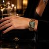 Orologio da Donna al Quarzo SKMEI Oro Quadrante Nero Acciaio Inossidabile Retrò 2566