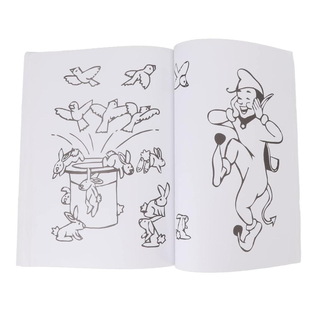 Coloring Book Magician Goods Performance Prop Cartoon Design Magic Color a Picture In 4 Seconds Your Kids Will Love It Attractive Anime Design
