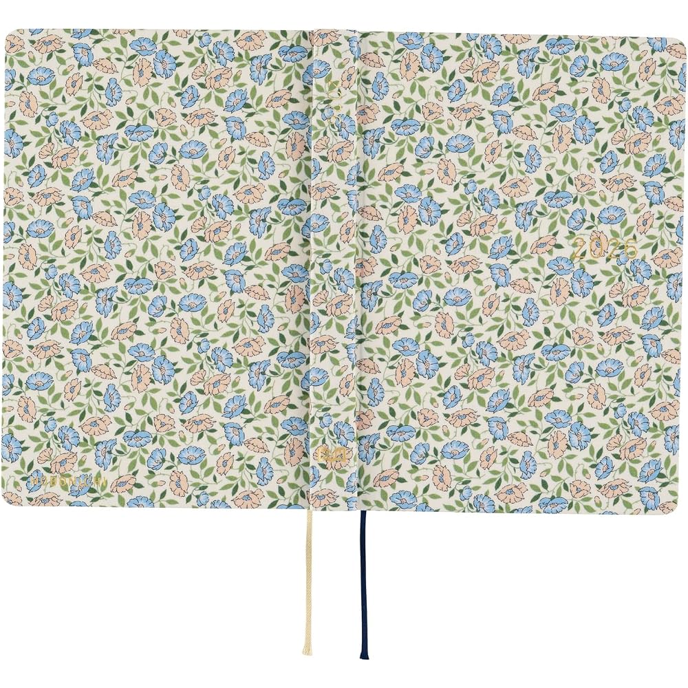 Hobonichi Notebook 2026 HON LIBERTY FABRICS/Sasha Kiora [A6/1 day 1 page/January/Monday start]