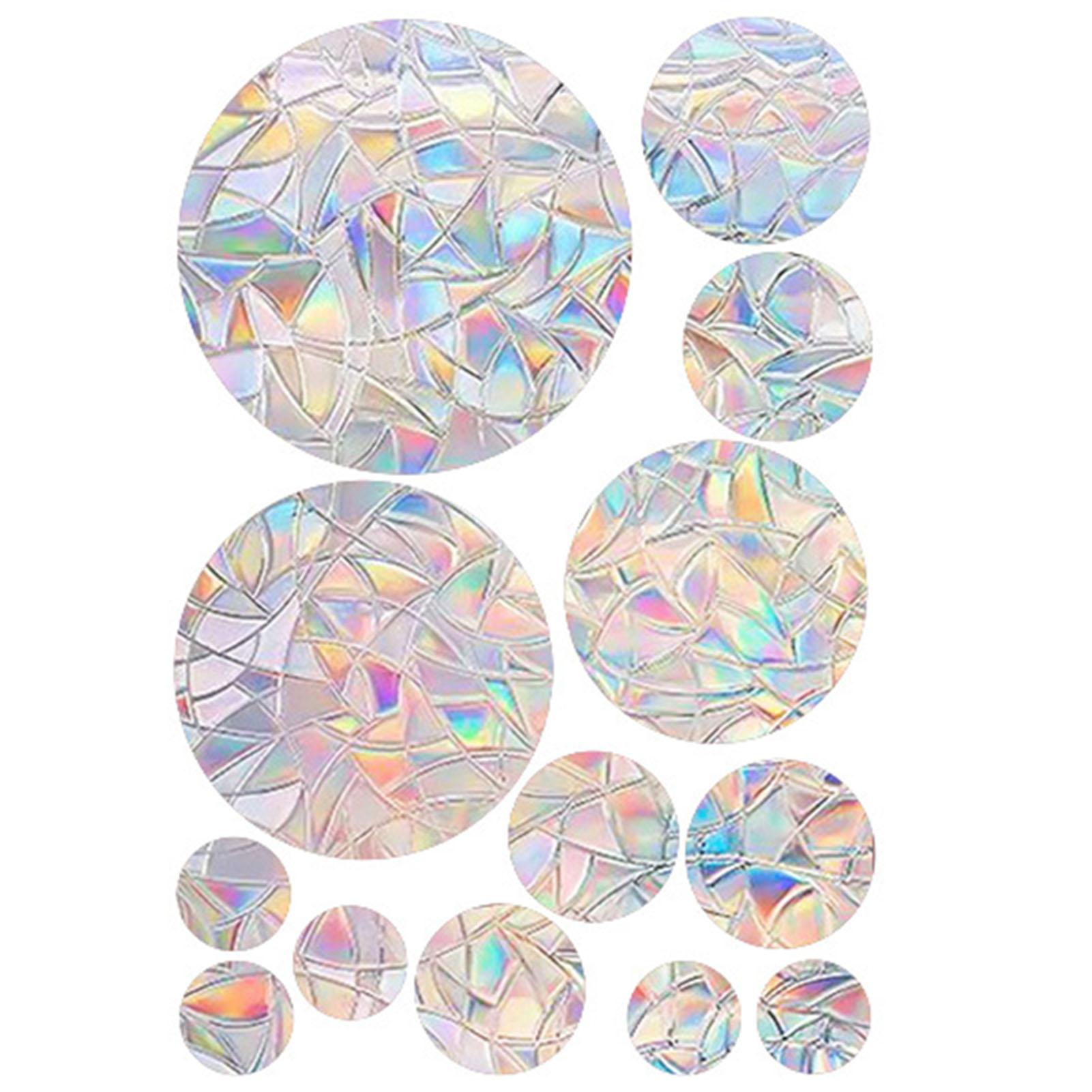 Window Clings Anti Collision Stickers Reusable Rainbow Window Clings Gift for Friend Housewarming