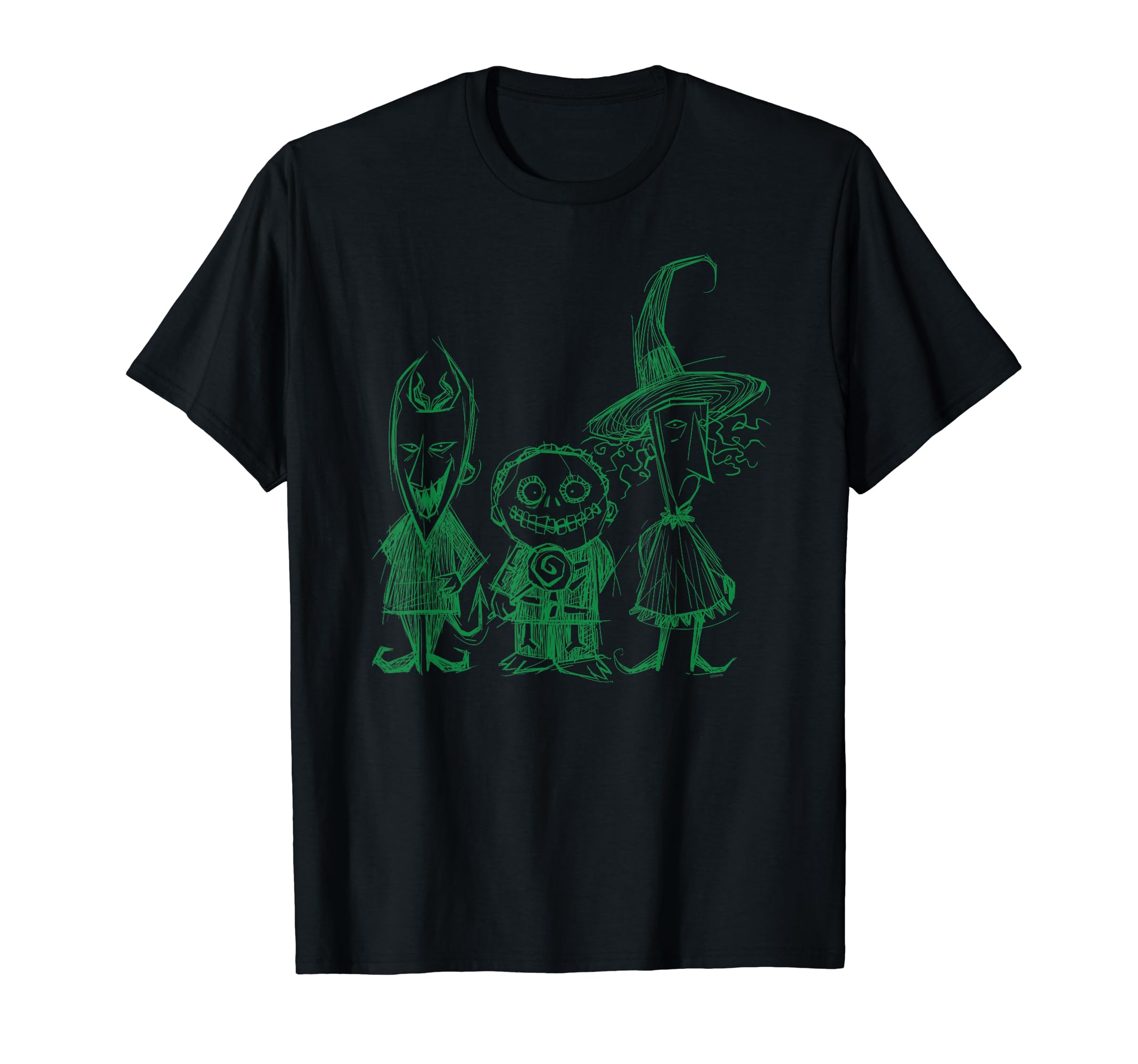 

Disney The Nightmare Before Christmas Boogie Trio Two-Sided Print T-Shirt