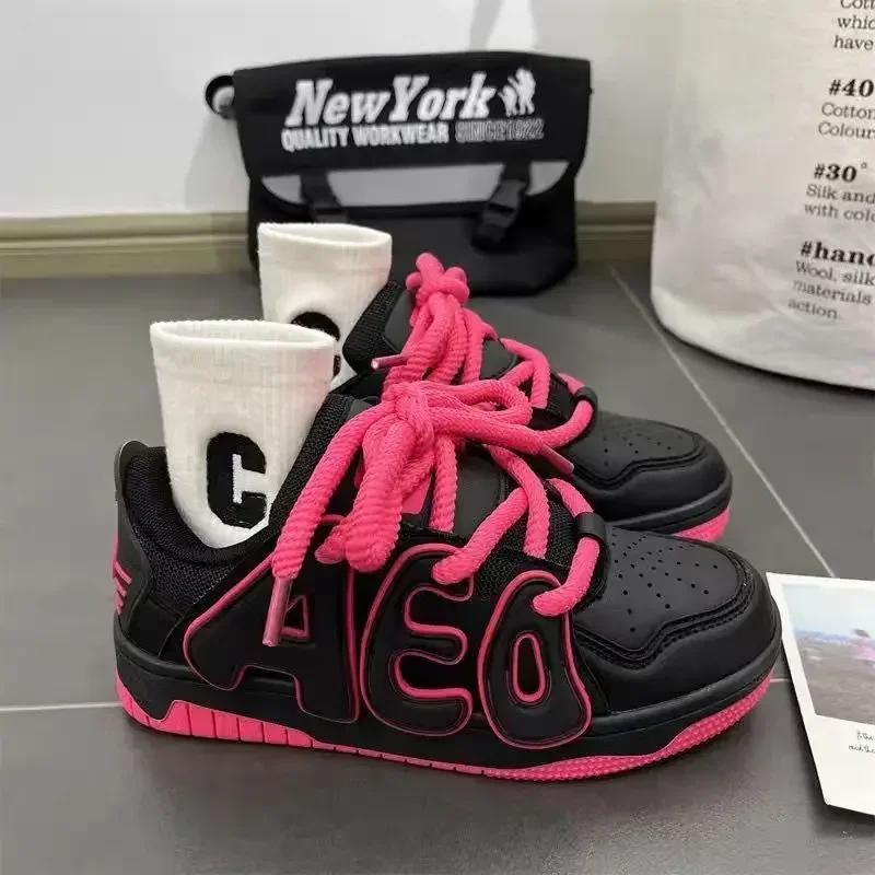 Fashion Sneakers Lace Up Athletic Shoes for Women Sports Light H Comfortable and Elegant Woman Footwear Original Deals Designer Luxury A