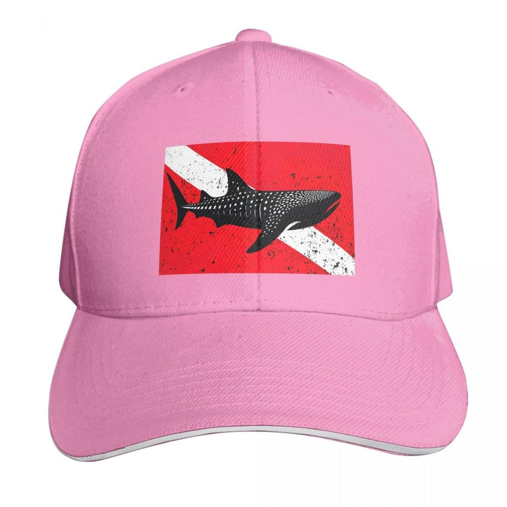 Scuba Diving Dive Flag And Shark Cap Fashion Casual Baseball Caps Adjustable Hat Hip Hop Summer Unisex Baseball Hats