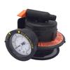 High Efficiency Valves Replacement Manual Air Relief Assembly for Cartridge Pool Filter Includes Pressure Gauge