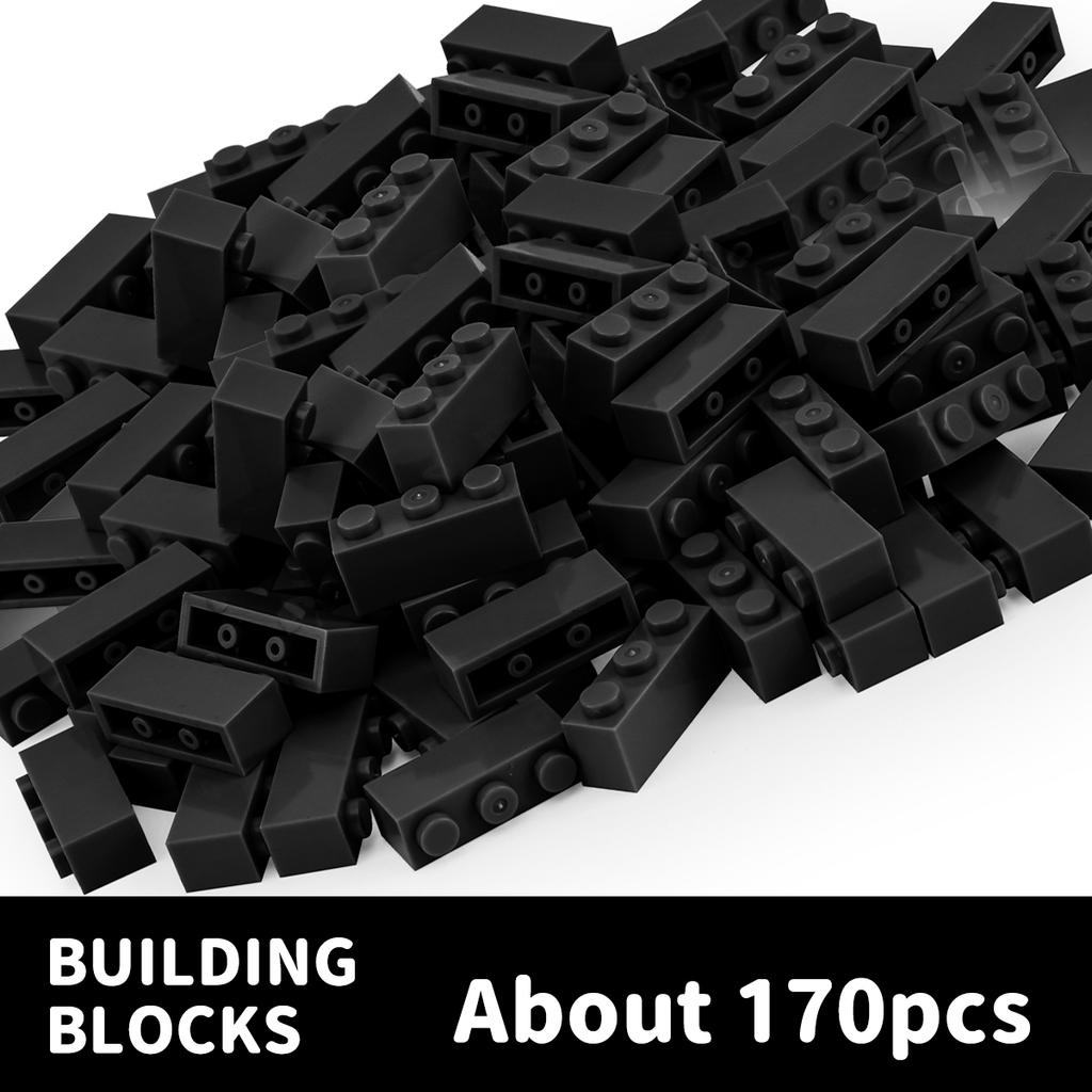 200g1x3 High Brick Multi Colour Timeless Basic Parts Building Imaginative Playthings Building Blocks Playthings Add-ons Fitting