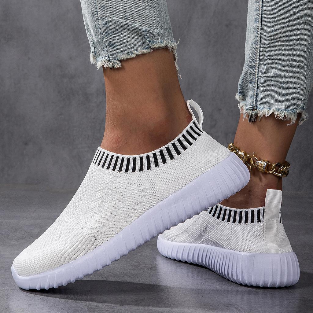 Fashion Women's Casual Original Sneakers Flat Bottomed Lightweight Summer Trend Comfortable Mesh Fashionable Running Shoes Large Size