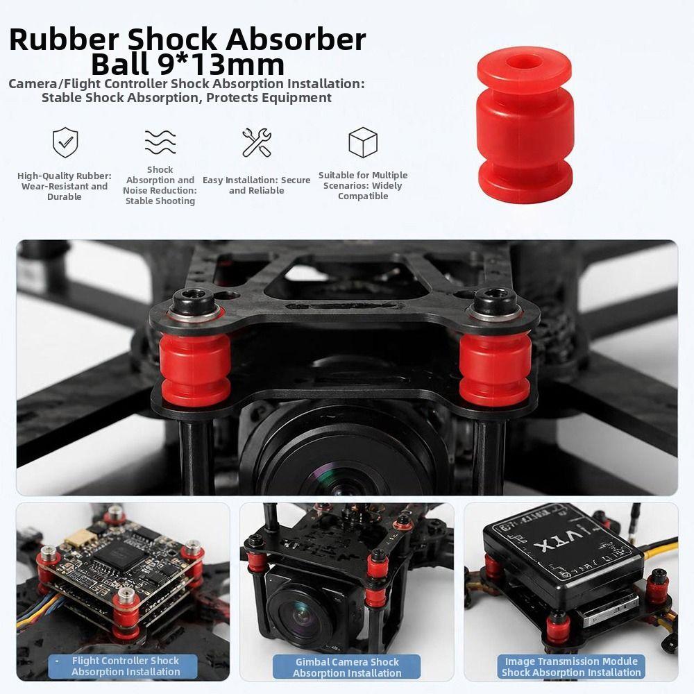 10pcs 4 Colors Rubber Damper Balls Silicone Silencer For F4 F7 Flight Controller/FPV Quadcopter