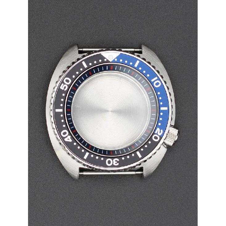45mm Diving Watch Case 316L Stainless Steel For Turtle Abalone Seiko NH35 NH36 NH38 NH34 Movement 28.5mm Dial Sapphire 120clicks