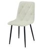 LIBRA Chair - Beige Fabric / Black Legs X 2