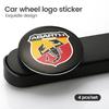 Per Fiat Abarth 695 595 500 competizione 124 Spider PUNTO panda 56mm Adesivi Emblema Centrale Ruota Auto Coprimozzo Decalcomania