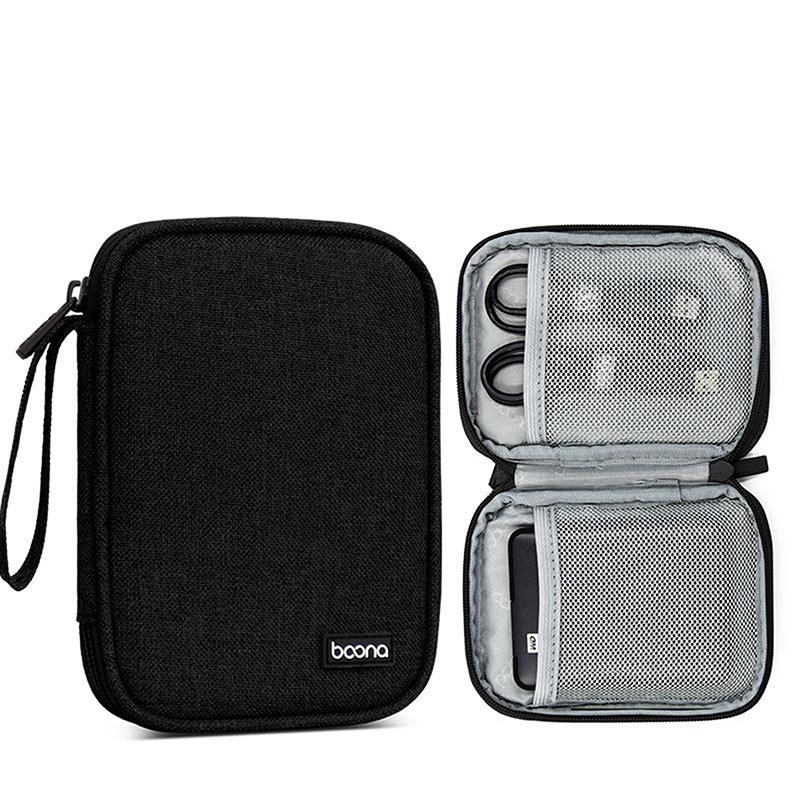 Rocketek Carrying Case External Hard Disk Protection Storage Bag for 2.5inch Hard Drive Cover Enclosure Power Bank Pouch Box