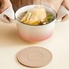 Round Shaped Silicone Cup Mat Heat Insulation Pan Pad Tableware Mat  Table Decoration