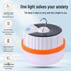 LED Solar Rechargeable Telescopic Light Bulb - Ideal for Outdoor Camping, Night Markets, Emergency Use, Super Bright with USB Charging