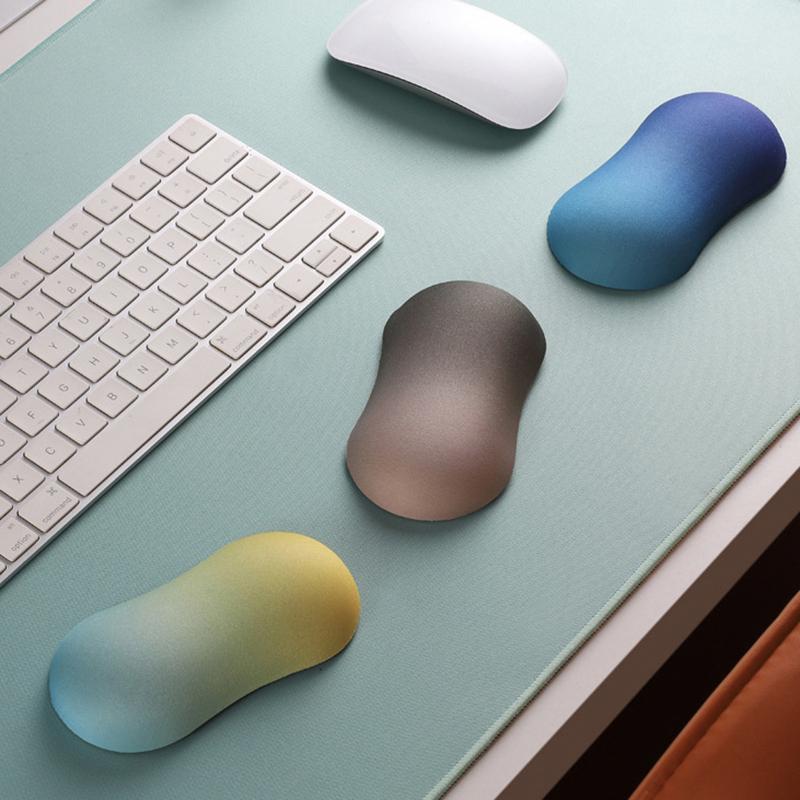Desktop Mouse Wrist Rest Pad Silicone Mice Keyboard Hand Soft Cushion For Laptop Computer Pc Hand Pillow For Office Students