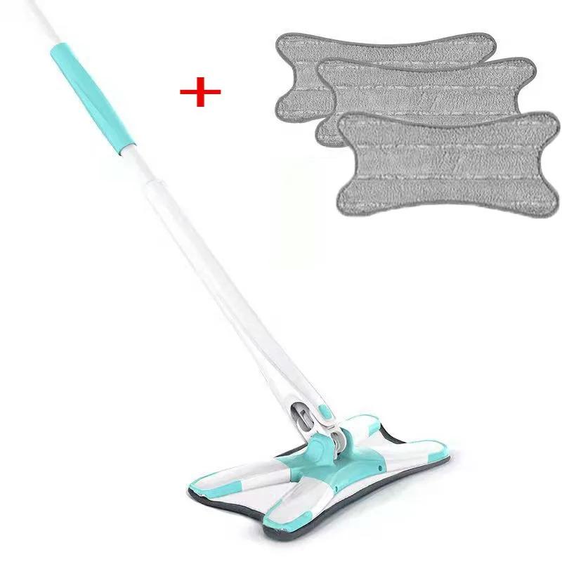 360°Rotatable Flat Mop Floor Cleaning Household Lazy Mop Cleaning Tools X-type  Floor Hand-free Spin Squeeze Mop