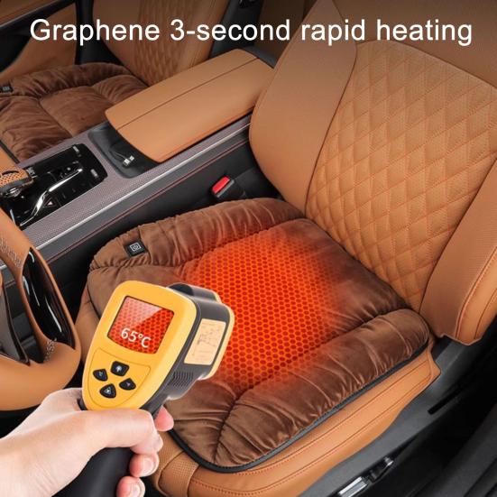 12V Heated Car Seat Cushion Comfortable Long Drive Comfort Cushion Universal Cushion for Automotive