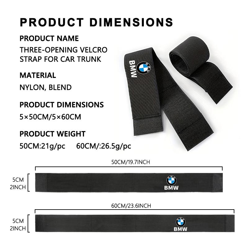 Car Trunk Organizer Elastic Fixing Belt Storage Bag Magic Tapes For BMW M Performance E36 E46 E60 E90 E91 E92 E93 F30 F20 SN9