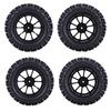125mm Y Type RC Car Tire Replacement Accessories for 1 10 Remote Control Car ModelBlack
