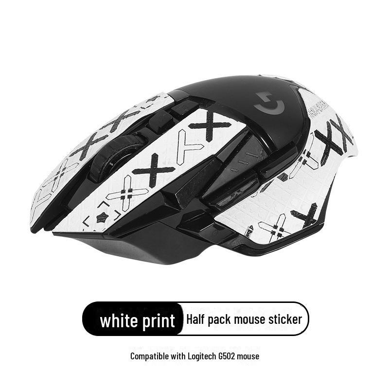 Rutschfeste, schweißfeste Mausaufkleber für Logitech G502 (Kabellos/Kabelgebunden) & Hero Schutzfolie