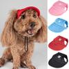 Sommer-Hundekappe, verstellbar, für Welpen, Baseballmütze mit Ohrlöchern, Outdoor-Sport, Haustier-Sonnenhut, Chihuahua, französische Bulldogge, Visierhut