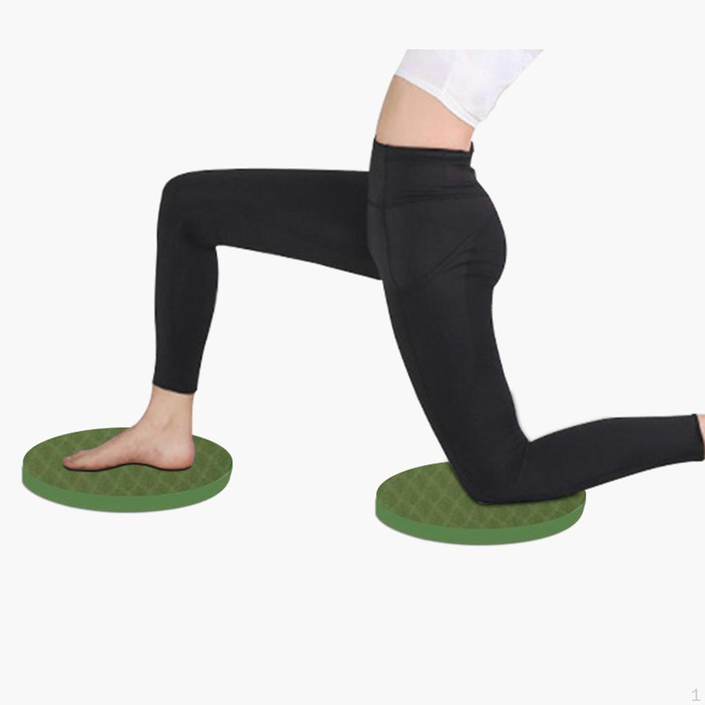 2 Knee Pads Round Cushion for Home And Travel Workouts