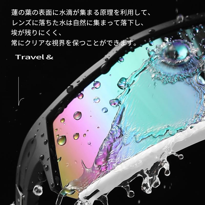 [FEISEDY] Sports Sunglasses for Men, UV400, for CyclingFishingBaseballRunningGolf, Goggles B1331