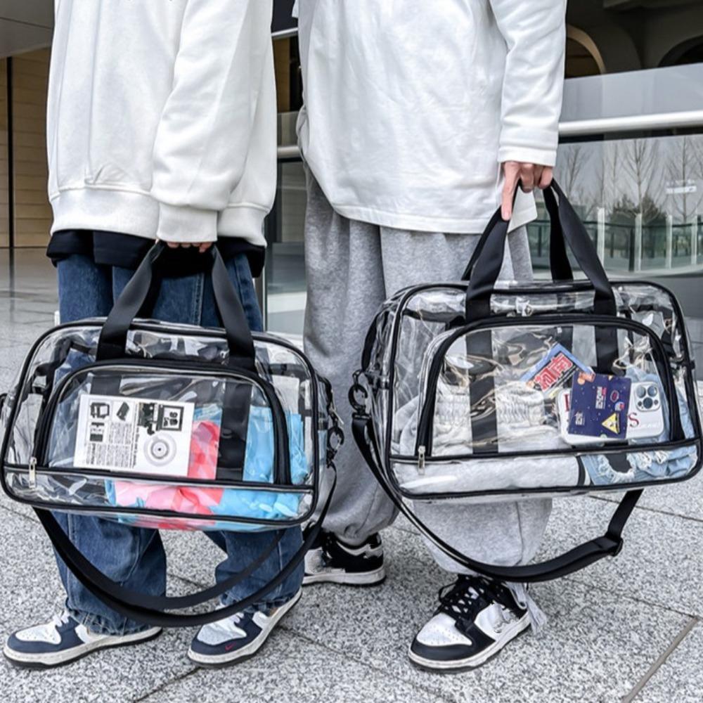 

Foldable Clothing Organizing Bag The Water-sprinkling Festival Travel Duffel Bag Handbags Unisex L рожевий