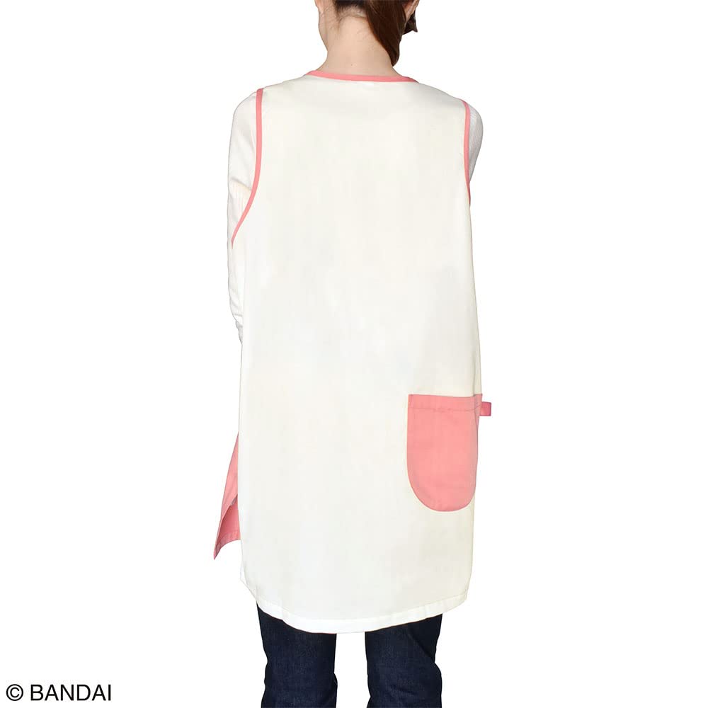 The School Salmon Bears' Apron, Pink/Ivory [ST-IKU0004]