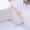 1 PC Women Jewelry Haircomb Hair Ornaments Hairwear Pearl Hairpin Bridal Headpiece Bride Barrette