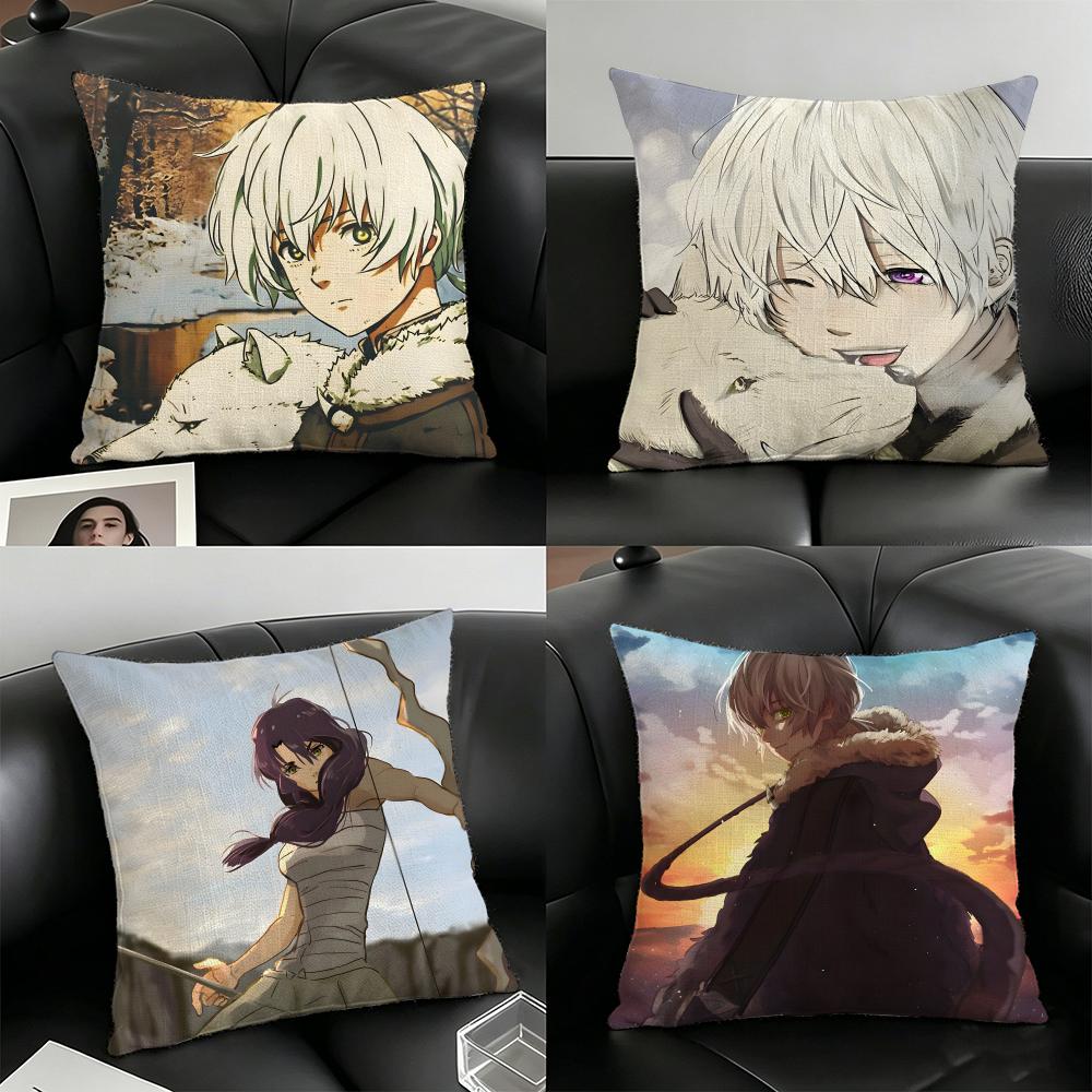Pillow Case Linen Pillow Covers Cover For Couch Living Room Bench Patio Floor Linen Home Decor To YYour EEternity Anime