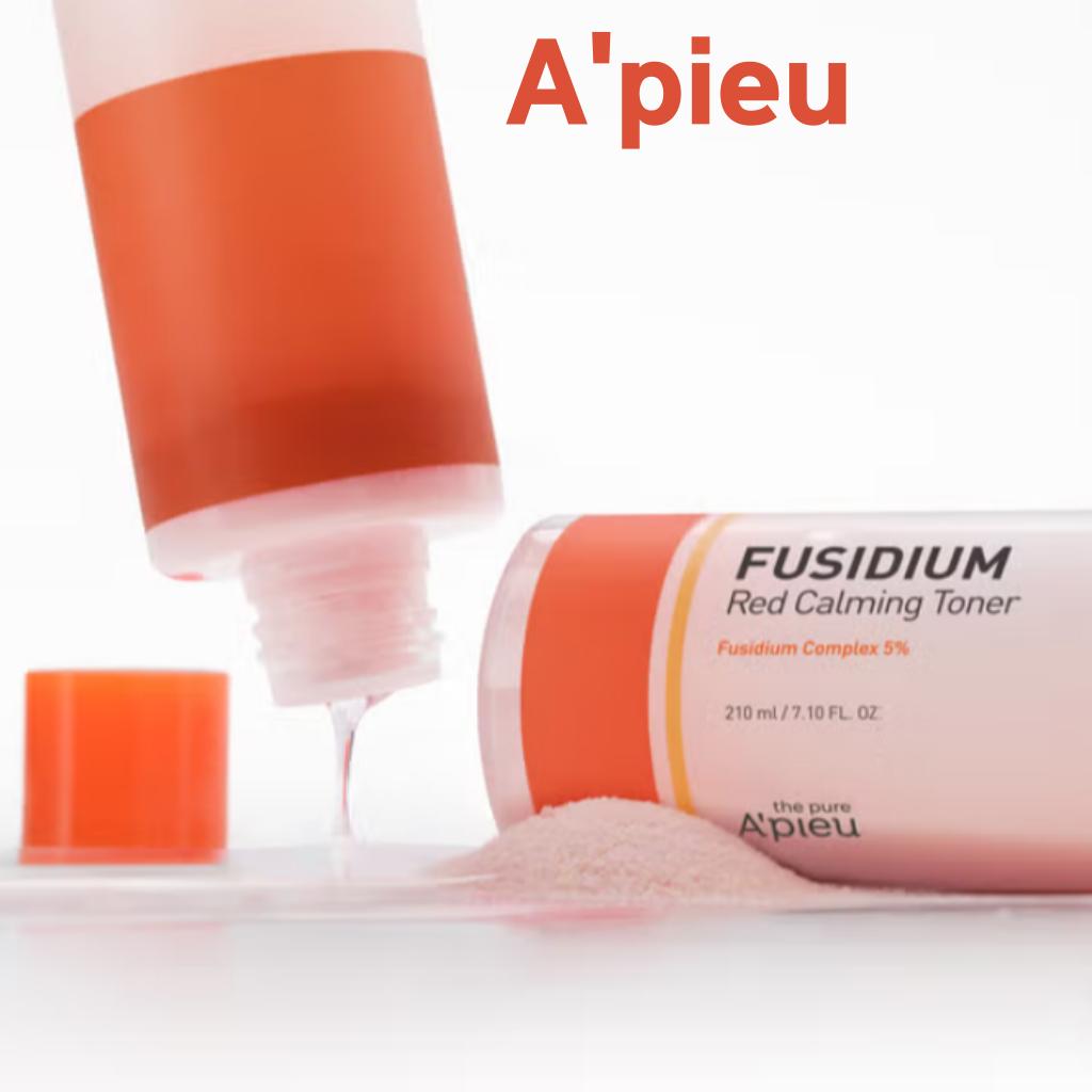 [A'pieu] PURE FUSIDIUM RED CALMING TONER 210ml