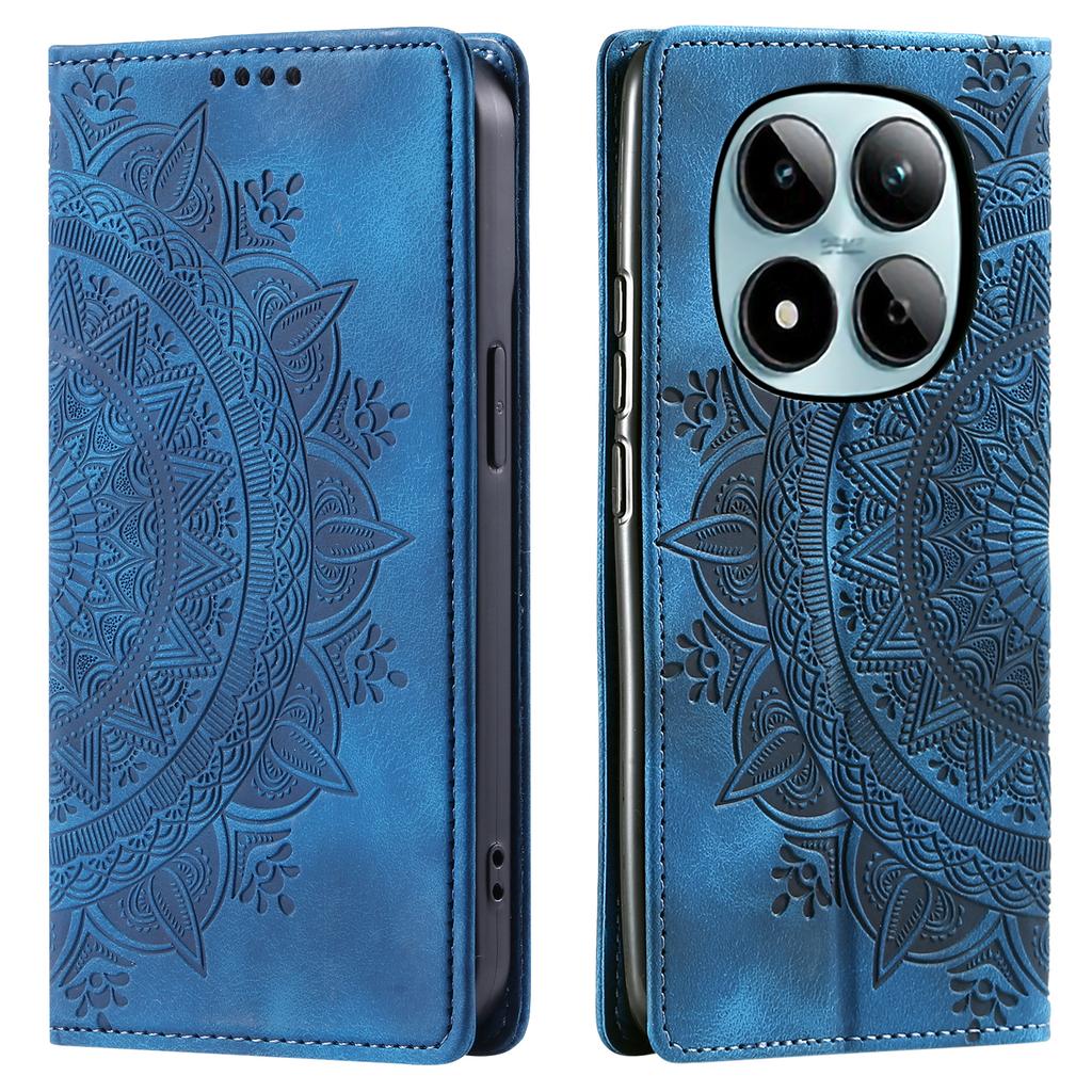 Embossed Flower Magnetic Cards Solt Wallet Leather Case For Xiaomi Redmi Note 15 Pro Plus 14 13 12 11 14C13C RFID Flip Cover