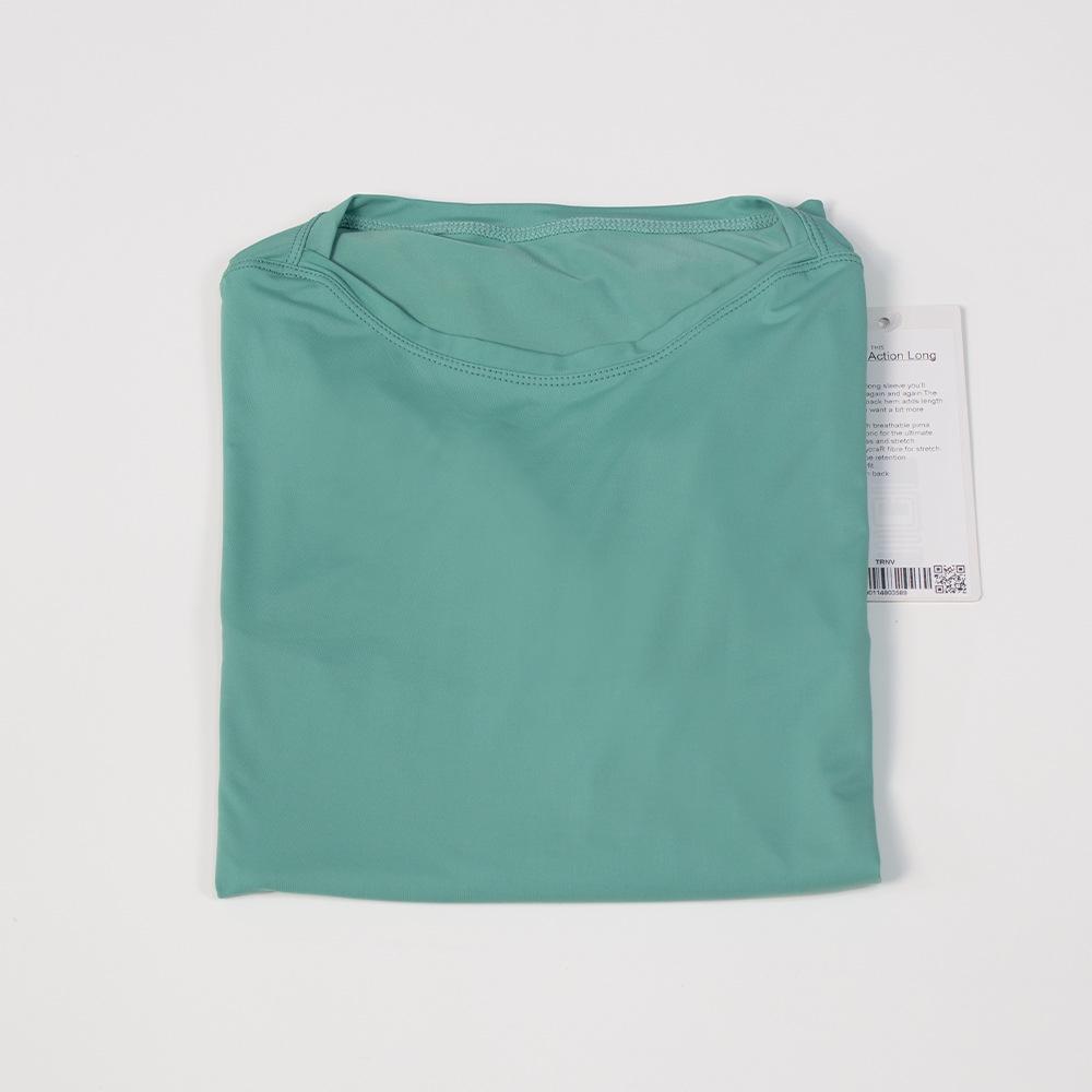 Women's Sun Protection Long Sleeve Yoga Top - Summer Fitness & Hiking Wear