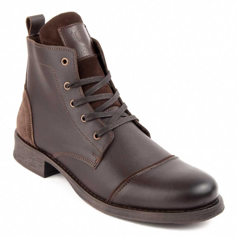 Bota De Piel Para Hombre. Purapiel Bottiel 104917