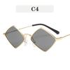 Fashion Trend Sunglasses for Women Retro Men Classic Metal Multi Side Small Frame Sun Glasses Uv400 Luxury Brand Eyeglass
